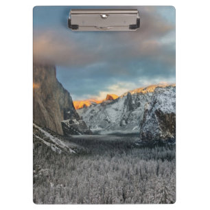 Das Kennzeichen des Winters Klemmbrett