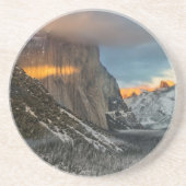 Das Kennzeichen des Winters Sandstein Untersetzer (Vorne)