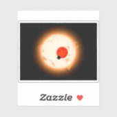 Das Kepler-16 System. Aufkleber (Blatt)