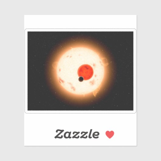 Das Kepler-16 System. Aufkleber (Blatt)