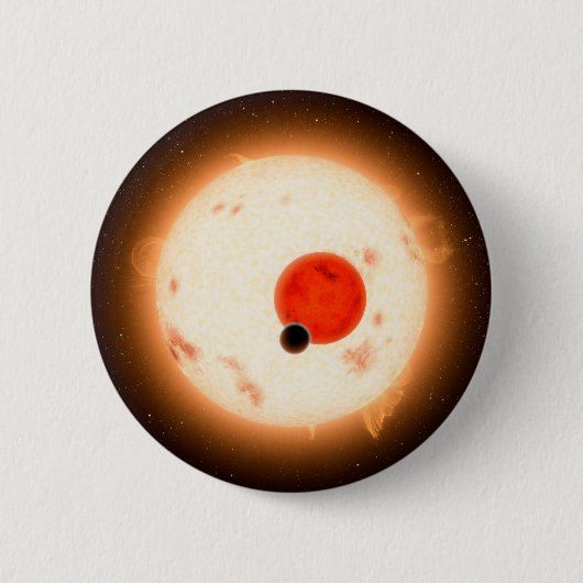 Das Kepler-16 System. Button (Vorderseite)