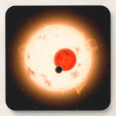 Das Kepler-16 System. Getränkeuntersetzer (Vorderseite)