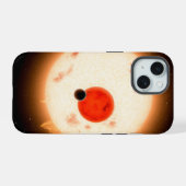 Das Kepler-16 System. iPhone 15 Hülle (Rückseite (Horizontal))