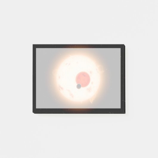 Das Kepler-16 System. Post-it Klebezettel (Vorderseite)