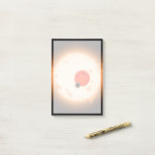 Das Kepler-16 System. Post-it Klebezettel (Auf Schreibtisch)