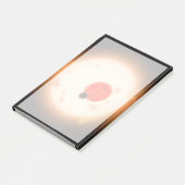 Das Kepler-16 System. Post-it Klebezettel (angewinkelt)