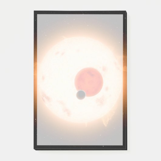 Das Kepler-16 System. Post-it Klebezettel (Vorderseite)