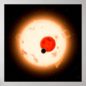 Das Kepler-16 System. Poster (Vorne)