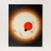 Das Kepler-16 System. Puzzle (Vertikal)