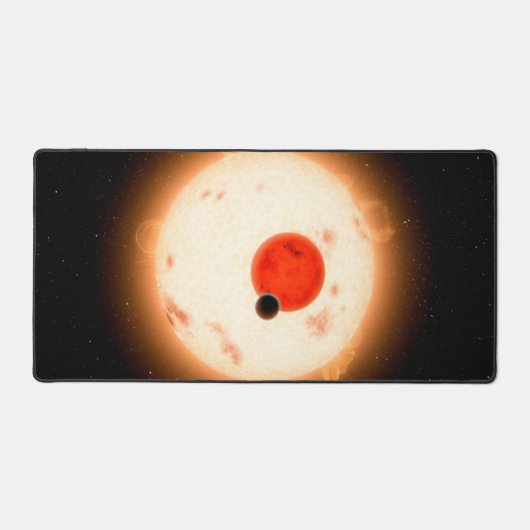 Das Kepler-16 System. Schreibtischunterlage (Vorderseite)