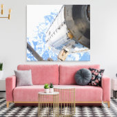 Das Kibo-japanische Druckmodul Leinwanddruck (Insitu (Wohnzimmer))