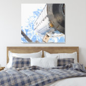 Das Kibo-japanische Druckmodul Leinwanddruck (Insitu (Schlafzimmer))