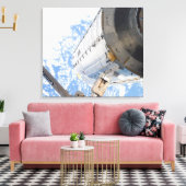 Das Kibo-japanische Druckmodul Leinwanddruck (Insitu (Wohnzimmer))