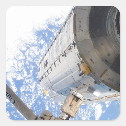 Das Kibo-japanische Druckmodul Quadratischer Aufkleber (Vorderseite)