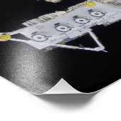 Das Kibo-Labor für das japanische Experimentiermod Fotodruck (Ecke)