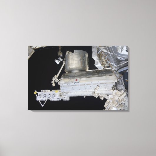 Das Kibo-Labor für das japanische Experimentiermod Leinwanddruck (Vorderseite)