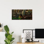 DAS KICK ZURÜCK POSTER (Heimbüro)