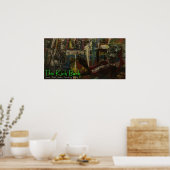 DAS KICK ZURÜCK POSTER (Küche)