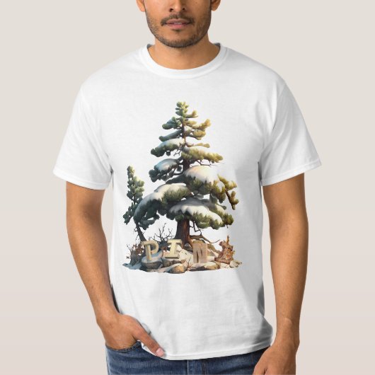 Das Kiefern-T-Shirt T-Shirt (Vorderseite)