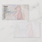 Das Kind an der Brust (Mutterschaft), Visitenkarte (Vorne/Hinten)