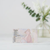 Das Kind an der Brust (Mutterschaft), Visitenkarte (Stehend Vorderseite)