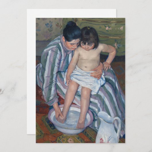 Das Kind im Bad | Mary Cassatt (Vorne/Hinten)