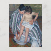 Das Kind im Bad | Mary Cassatt Postcard Postkarte (Vorderseite)