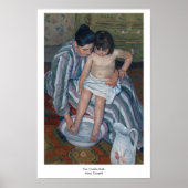 Das Kind im Bad / Mary Cassatt Poster (Vorne)