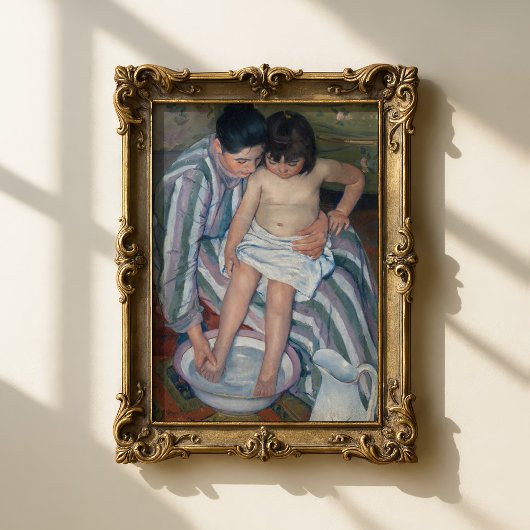 Das Kind im Bad | Mary Cassatt Poster