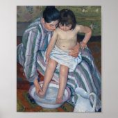Das Kind im Bad | Mary Cassatt Poster (Vorne)