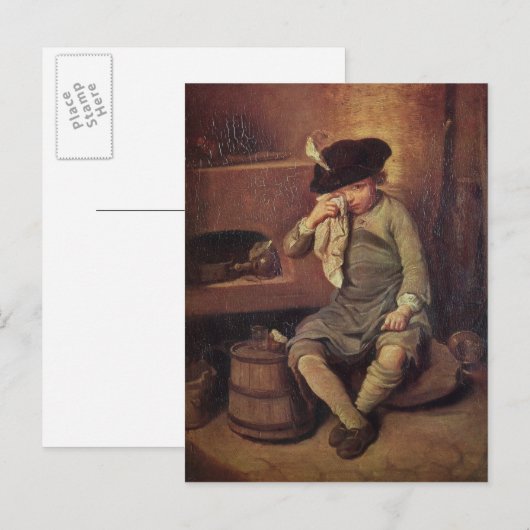 Das Kind im Gefängnis Postkarte (Vorne/Hinten)