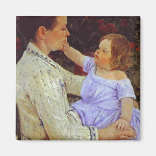 Das Kind ist krank. c) 1890, Mary Cassatt Magnet