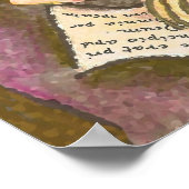 Das Kind Jesus mit seiner Mutter und Großmutter Poster (Ecke)