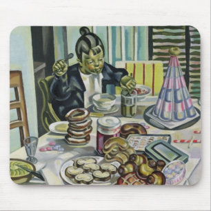 Das Kind mit den Kuchen Mousepad