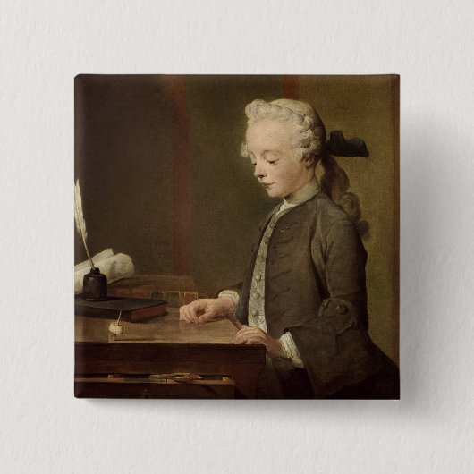 Das Kind mit einem Teetotum Button (Vorderseite)