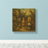 Das Kind und das stille Königreich Leinwanddruck (Insitu (Holzboden))