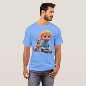 Das Kind und die Katzenfreunde T-Shirt (Vorne ganz)