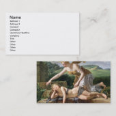 Das Kind von Vermögen, 1801 (Öl auf Leinwand) Visitenkarte (Vorne/Hinten)