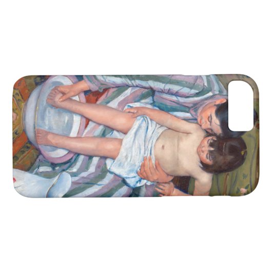 Das Kinderbad, Mary Cassatt Case-Mate iPhone Hülle (Rückseite (Horizontal))