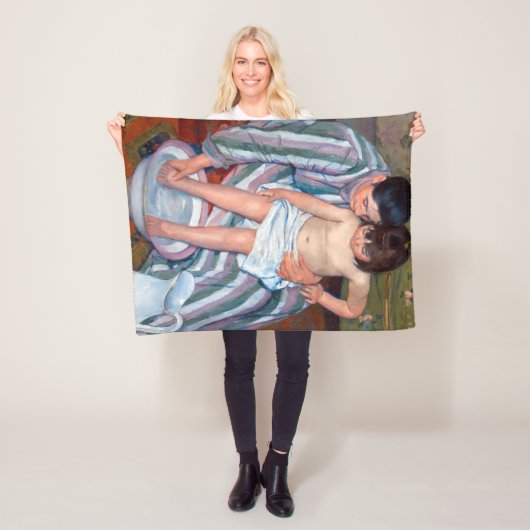 Das Kinderbad, Mary Cassatt Fleecedecke (Beispiel)
