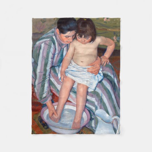 Das Kinderbad, Mary Cassatt Fleecedecke (Vorderseite)