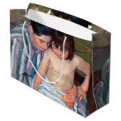 Das Kinderbad, Mary Cassatt Große Geschenktüte (Rückseite Schrägansicht)