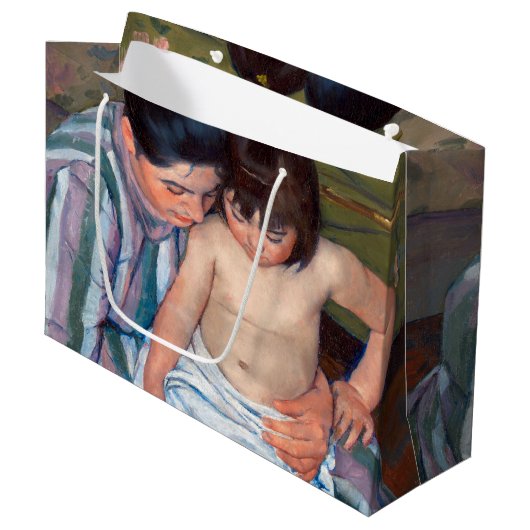 Das Kinderbad, Mary Cassatt Große Geschenktüte (Vorderseite Schrägansicht)