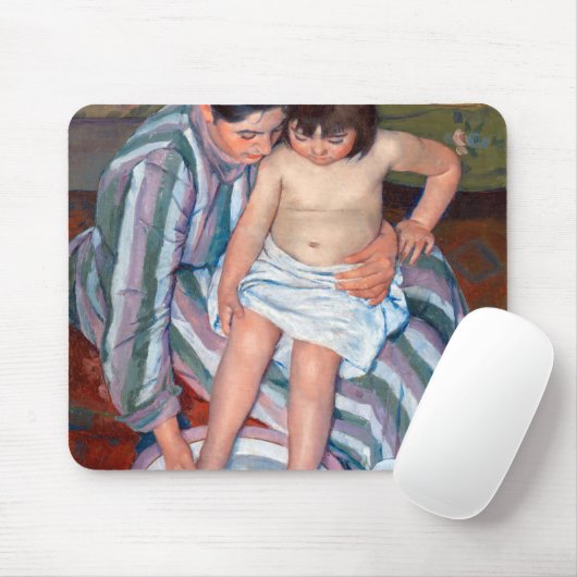 Das Kinderbad, Mary Cassatt Mousepad (Mit Mouse)