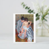 Das Kinderbad, Mary Cassatt Postkarte (Stehend Vorderseite)