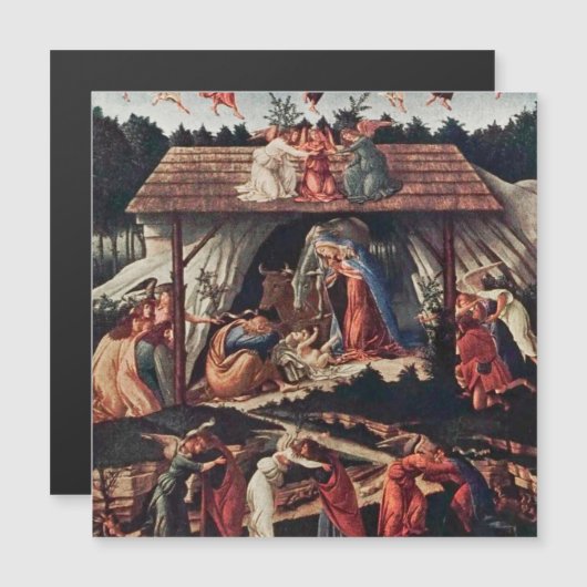 Das Kinderbuch der Weihnachtskarte Magnetkarte (Vorne/Hinten)