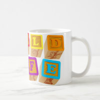 Das Kinderleben blockiert Tasse