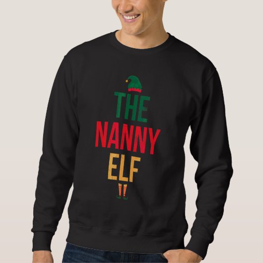 Das Kindermädchen-Elf für Großmutter Oma Sweatshirt (Vorderseite)