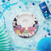 Das Kinderparadies Candyland zum Geburtstag Pappteller (Party)