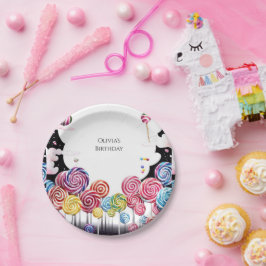 Das Kinderparadies Candyland zum Geburtstag Pappteller